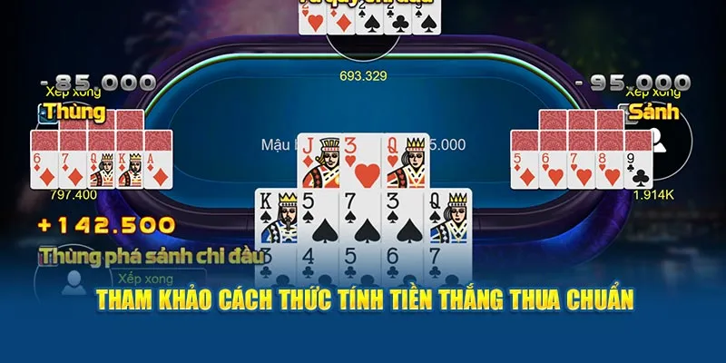 Tham khảo cách thức tính tiền thắng thua chuẩn